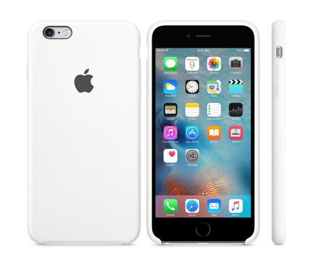 Apple iPhone 6s Plus Silicone Case biały - 259484 - zdjęcie 4